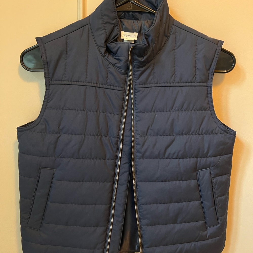 Crewcuts Kids Blue Puffer Vest